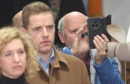 IGOR GORNIK IN OTVORITEV RAZSTAVE 18 FOTO LJUBO VUKELIČ